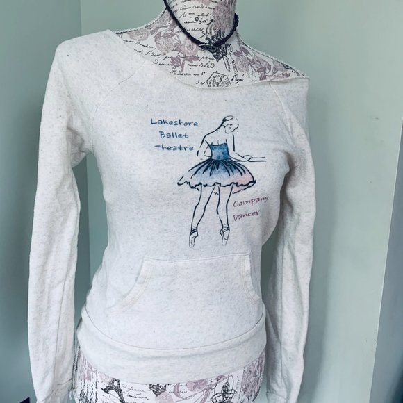 SOLD OUT - ALTERNATIVE APPAREL BALLET GRAPHIC SWEATSHIRT - Picture 2 of 4